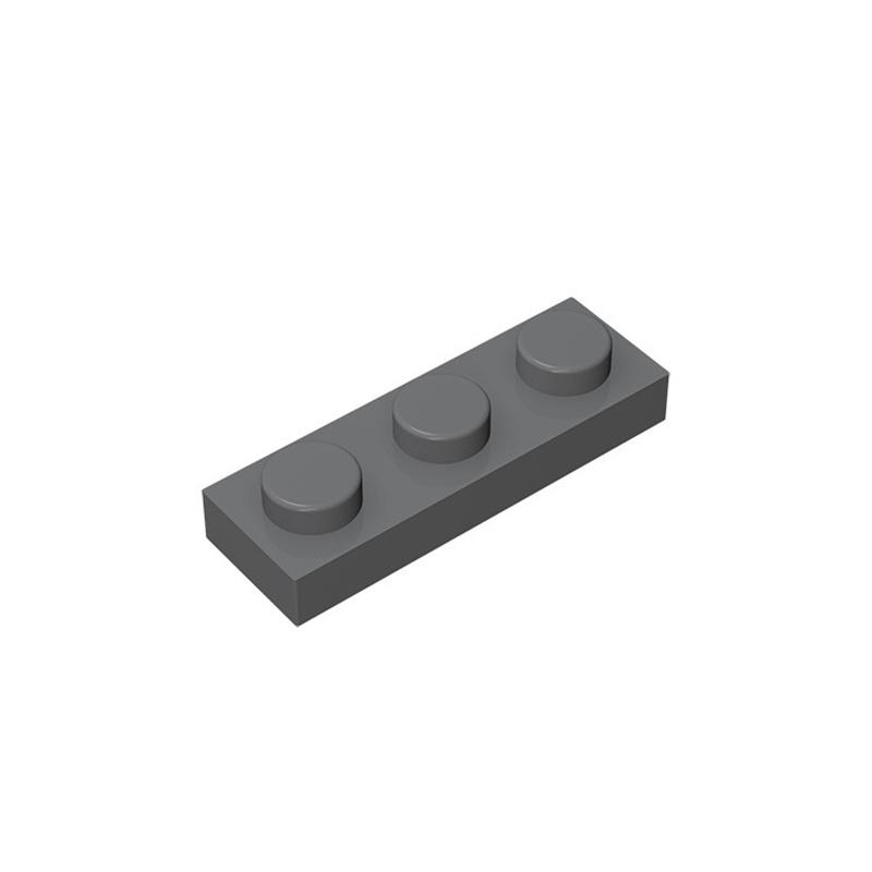 60pcs/lot MOC Bricks Plate 1x3 Compatible With 3623 Children's Toys DIY Building Block Particles Plate Technical Toy