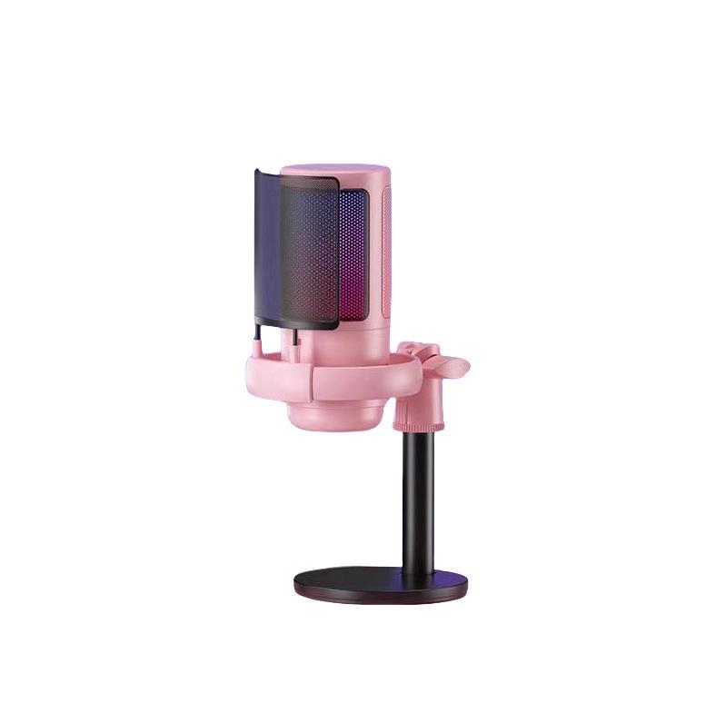 RGB USB Desktop Microphone for Live Streaming and Recording