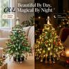 Handmade Ornament Making Set DIY Beaded Christmas Tree Kit, with LED Lights, Beginner Friendly Craft Kits Holiday Project, Bead Crafting Kit