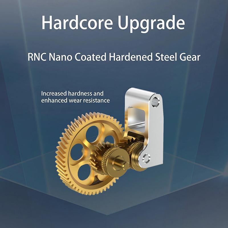 Metal Gear Hardened Steel All-Metal RNC Nano-Coated Wear Resistant for DIY Mechanical Modification Projects