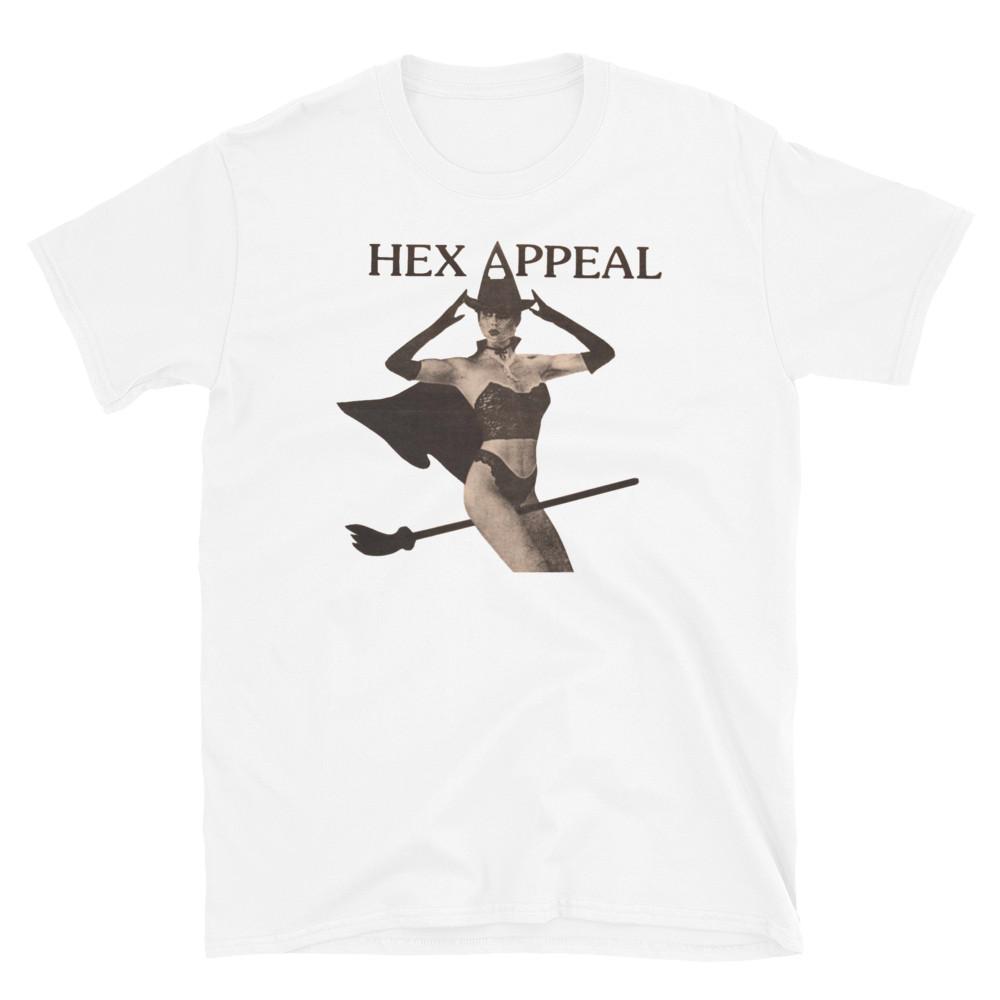 

Hex Appeal, Sexy Witch, Horror, Occult, Tarot, Printed T-Shirt Tops Tee 2XL
