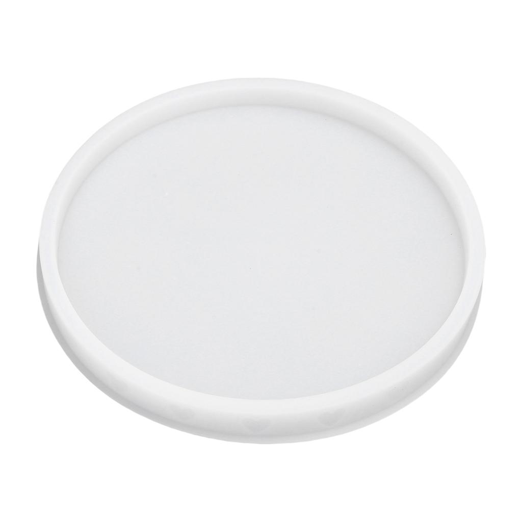 Round Silicone Tray Mold Multifunctional Gypsum Resin Mold Jewelry Holder Mold DIY Art Craft Accessories Home Decor