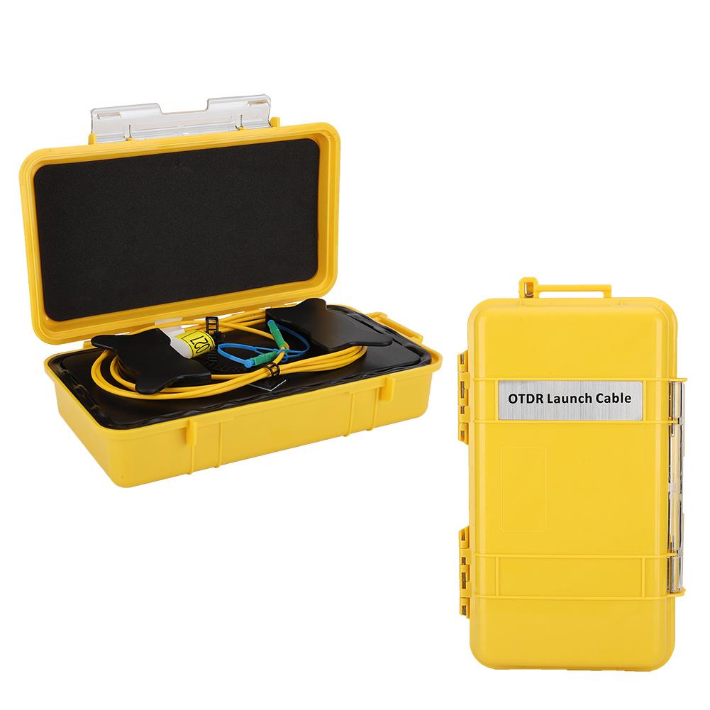 Fiber Optic OTDR Launch Cable Box Dead Zone Eliminator Fiber Ring Lc APC Lc APC SM 1km