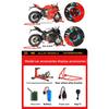 Spray 1/6 Ducati V4S V4SP2 Racing Motorcycle Model Diecast Alloy Motorbike Toy Boyfriend Gift Collection Miniature Voiture