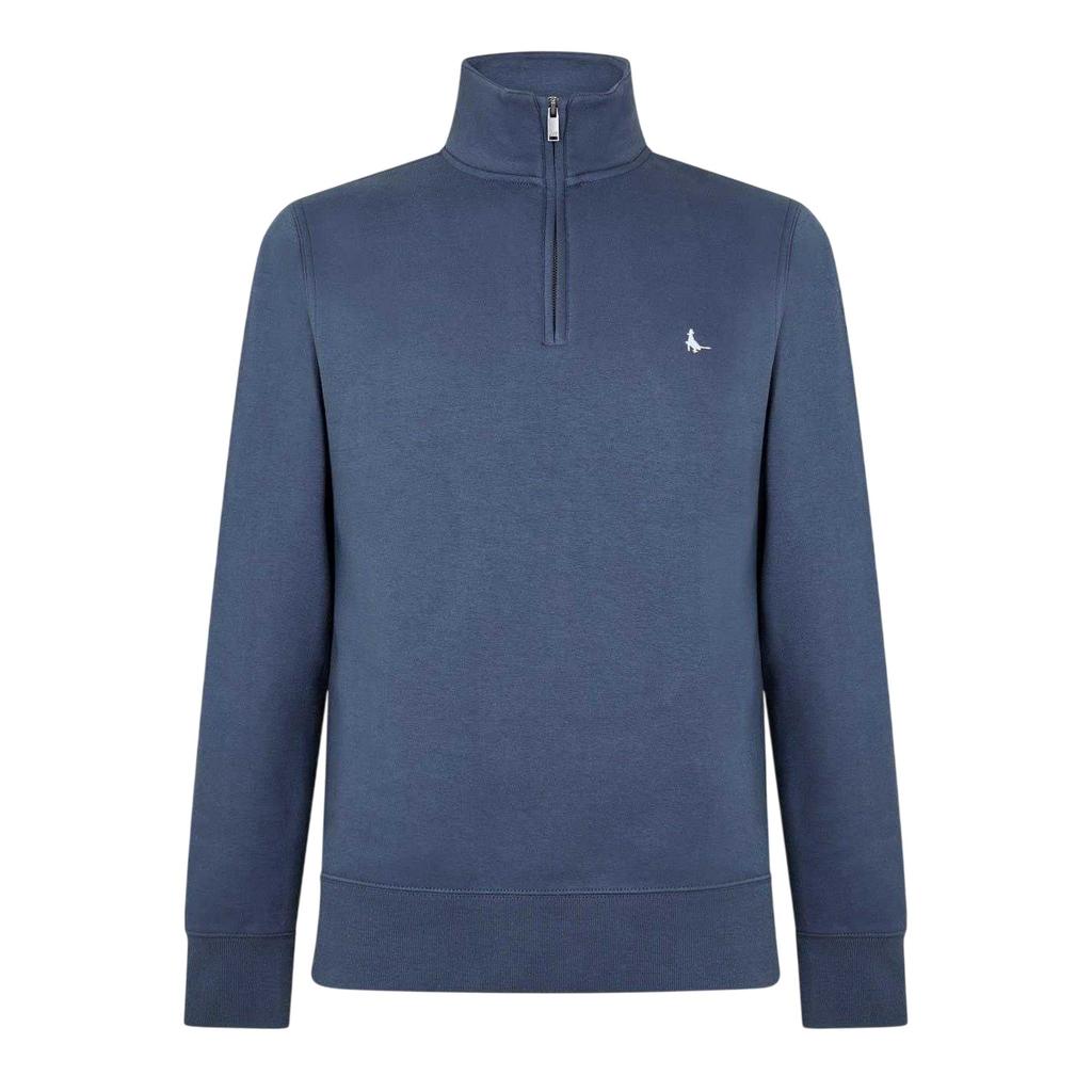 Jack Wills Mens Barchester Quarter Zip Sweatshirt
