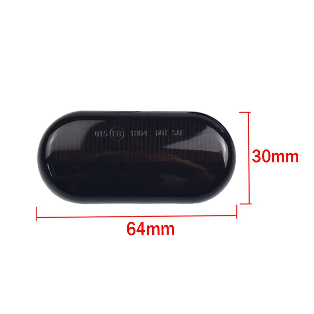 For Nissan Tiida C11 Note E11 Micra K12 NP300 Navara D40 Qashqai J10 LED Dynamic Side Marker Turn Signal Light Repeater Lamp