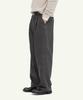 INTEMPOMOOD Garment Dyed One-Tuck Pants_Charcoal
