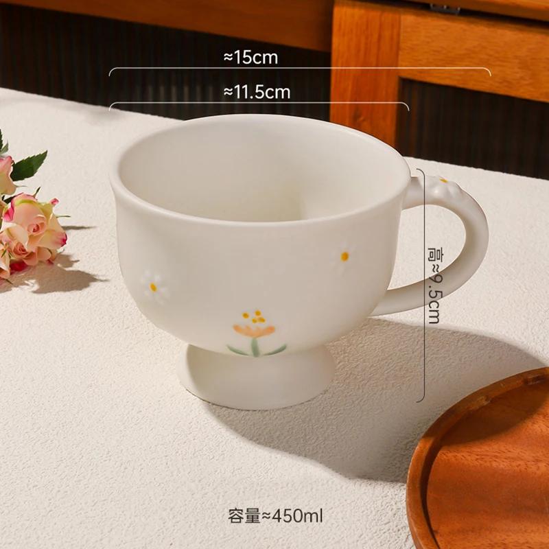 Blumen Relief Keramikplatten Kreative Rund High-End Fischplatte Köstliche Gerichte Speiseplatte Exquisites Haushaltsgeschirr