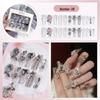 High-End Handmade Nail Art: Pure Desire Style Rhinestone Nail Stickers Collection.