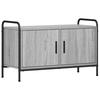 TV Stand 79.5 X 33 X 50 Cm Sonoma Grey Engineered Wood