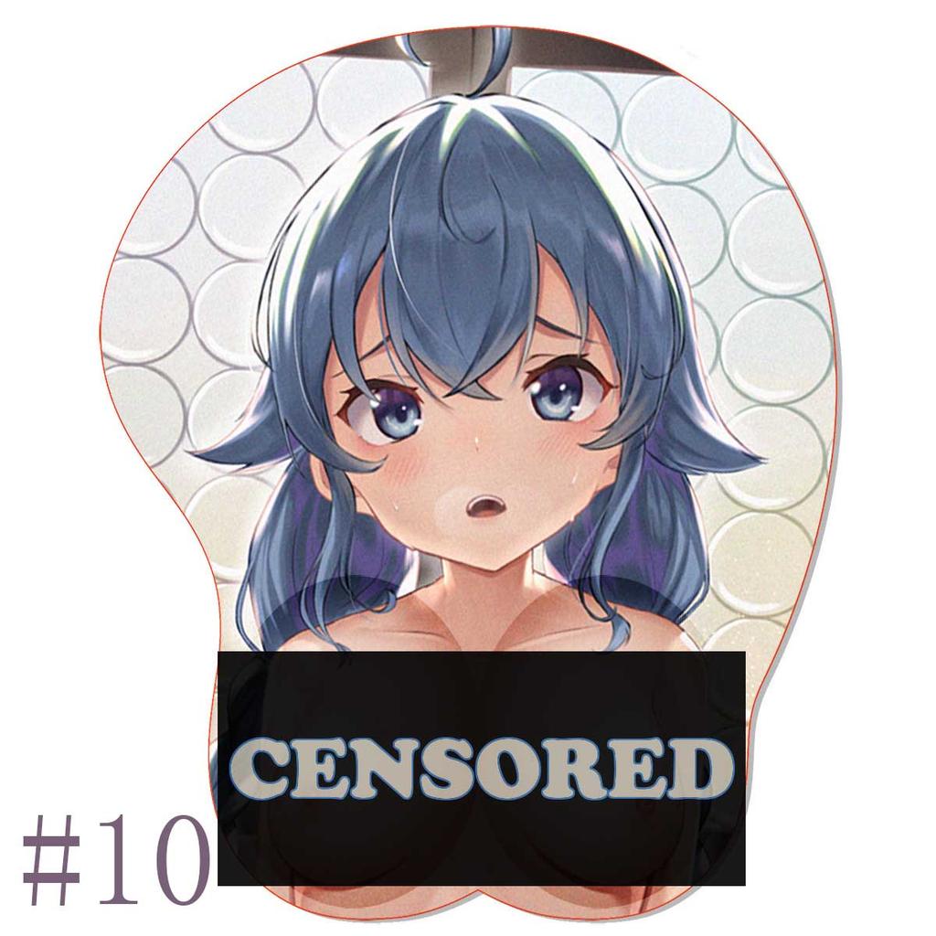 3D Mouse Pad Roxy Migurdia Stereo Mousepad Oppai Boob M_Mushoku T_Tensei Anime Silicone Wrist Rest BULK Pad Gaming Mouse Mat