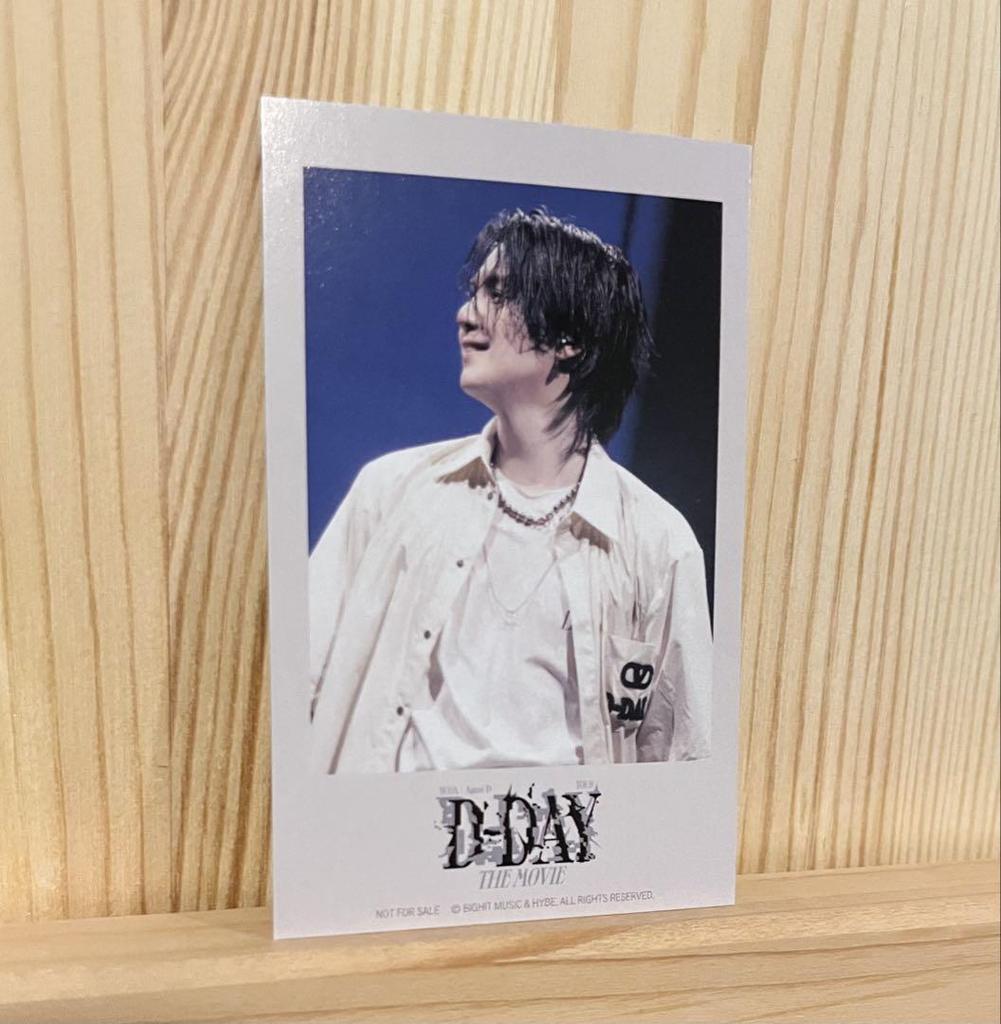 [USED] BTS SUGA Yoongi D-day THE MOVIE Popcorn Bonus Trading Card