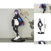 Pvc Masked Girl Yuna Figurine Cute Anime Desktop Display Model For Collectors