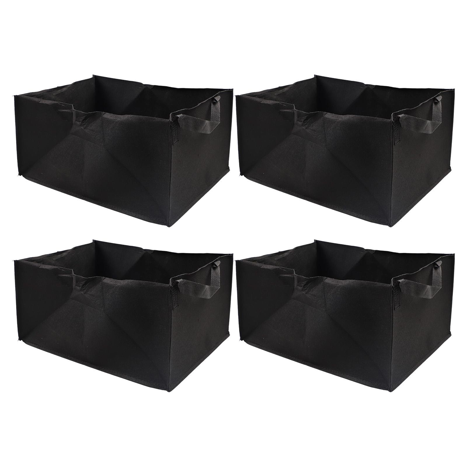 

Diverse Applications of Rectangular NonWoven Grow Bags in Home Gardens 40*30*20