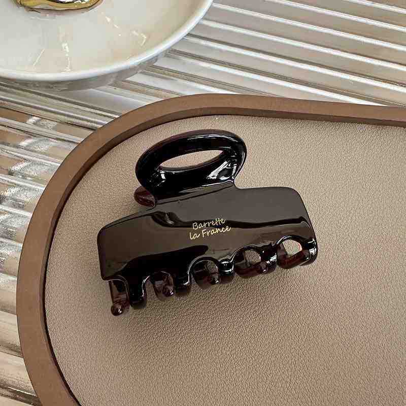 Vintage Acetate Hair Claw Medium Size Rectangle Dragon Shark Clip Hair Clamps Grab Women Hair Accessories Hair Clips