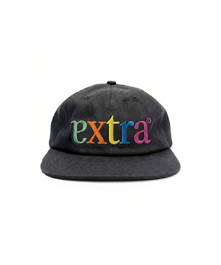 EXTRAORDINARY Washed Extra Bootleg Cap Black