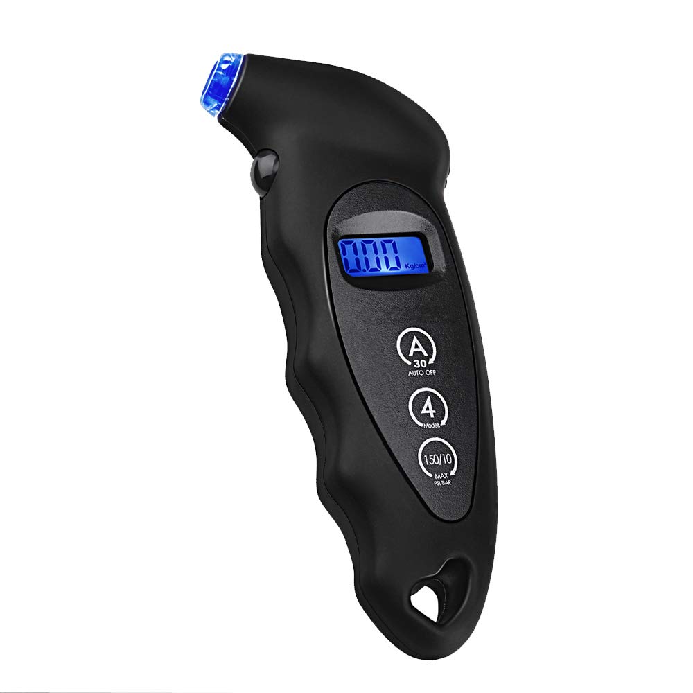 

YJ Digital Tire Pressure Gauge with Backlit LCD, High Accuracy, 0-150 PSI