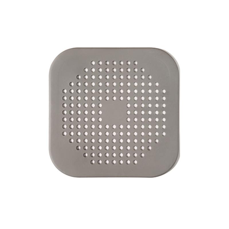 Anti-blocking Silicone Pad Floor Drain Filter Toilet Kitchen Sewer Bathroom Hair Anti-blocking Suction Cup Anti-odor Floor Drain
