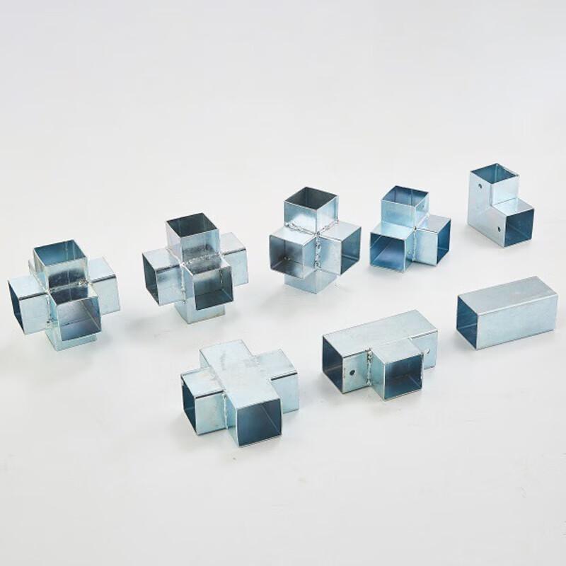 Conector de Tubo Cuadrado Galvanizado