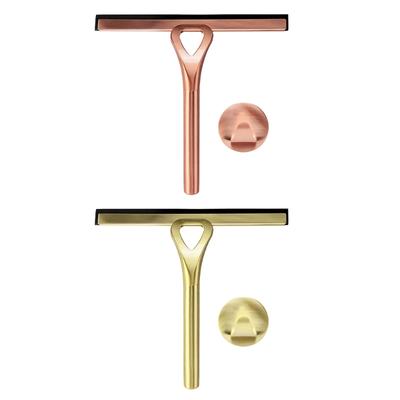 304 Stainless Steels Glass Scraper Squeegee For Bathroom Mirrors Window Car Efficient Water Removal Tool With Ergonomic Handle