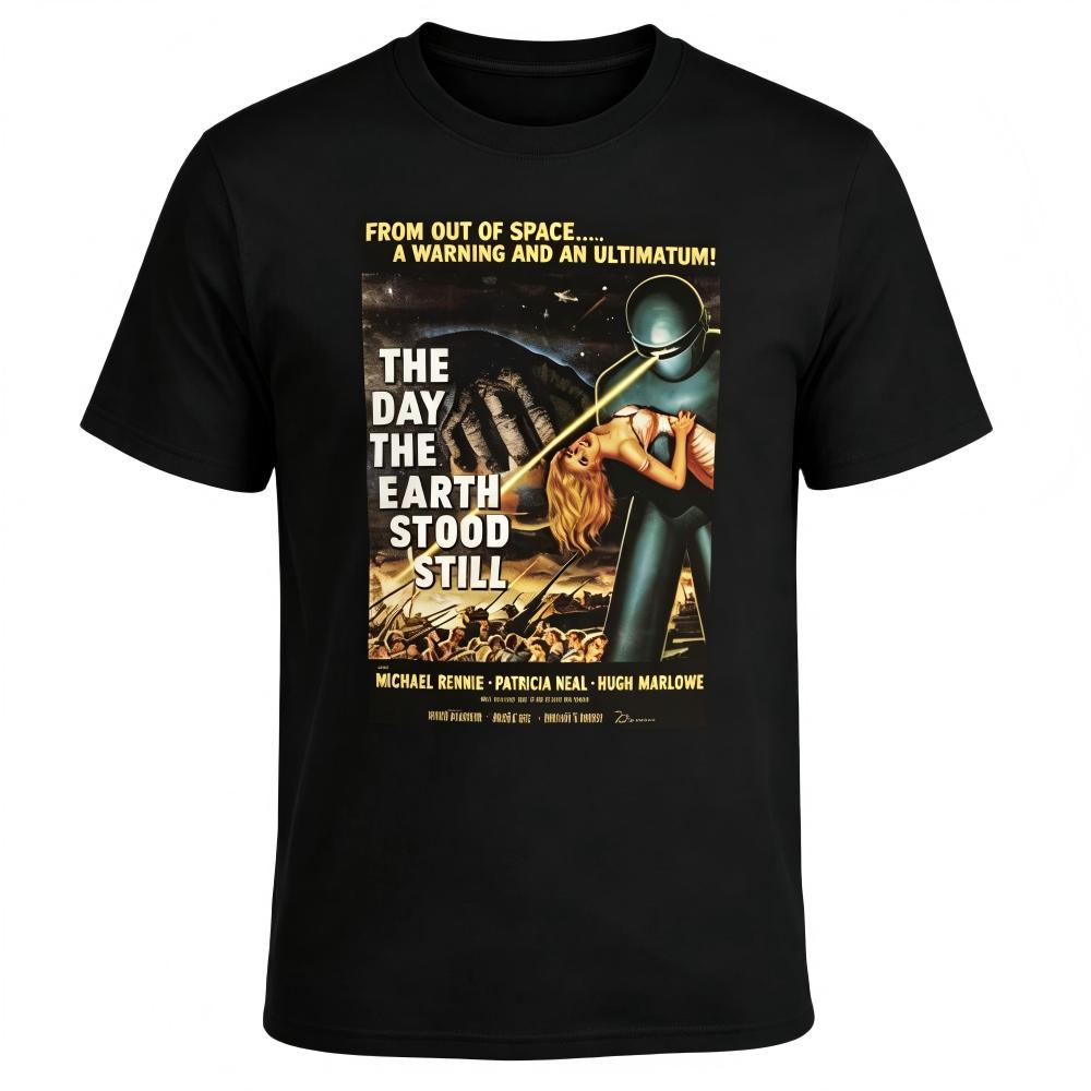 Vintage Sci‑Fi Movie Poster The Day The Earth Stood Still T‑Shirt