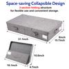 Storage Box with Lids Foldable Closet Blanket Toys Fabric Storage Containers