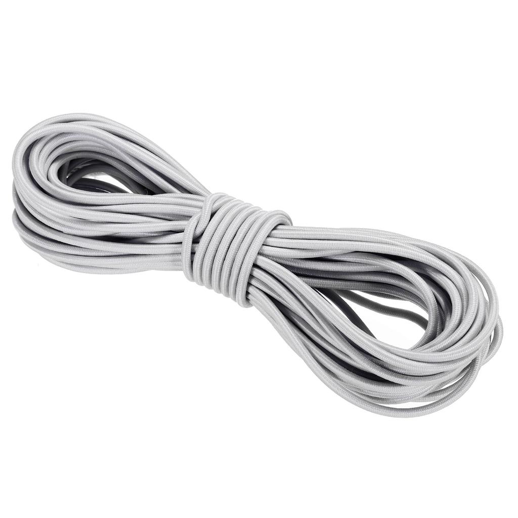 11 Yards Bungee Cord Elastic Cord Heavy Stretch String Rope 1/8"  for Crafting DIY Sewing Hook Straps Camping Tie Down Strap