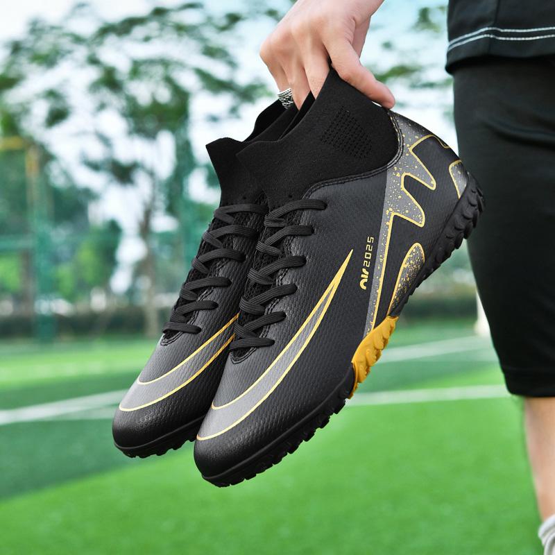 Teenagers Adults High Top Short Nail Soccer Shoes Training Sports Shoes Children's Soccer Shoes Sports Shoes