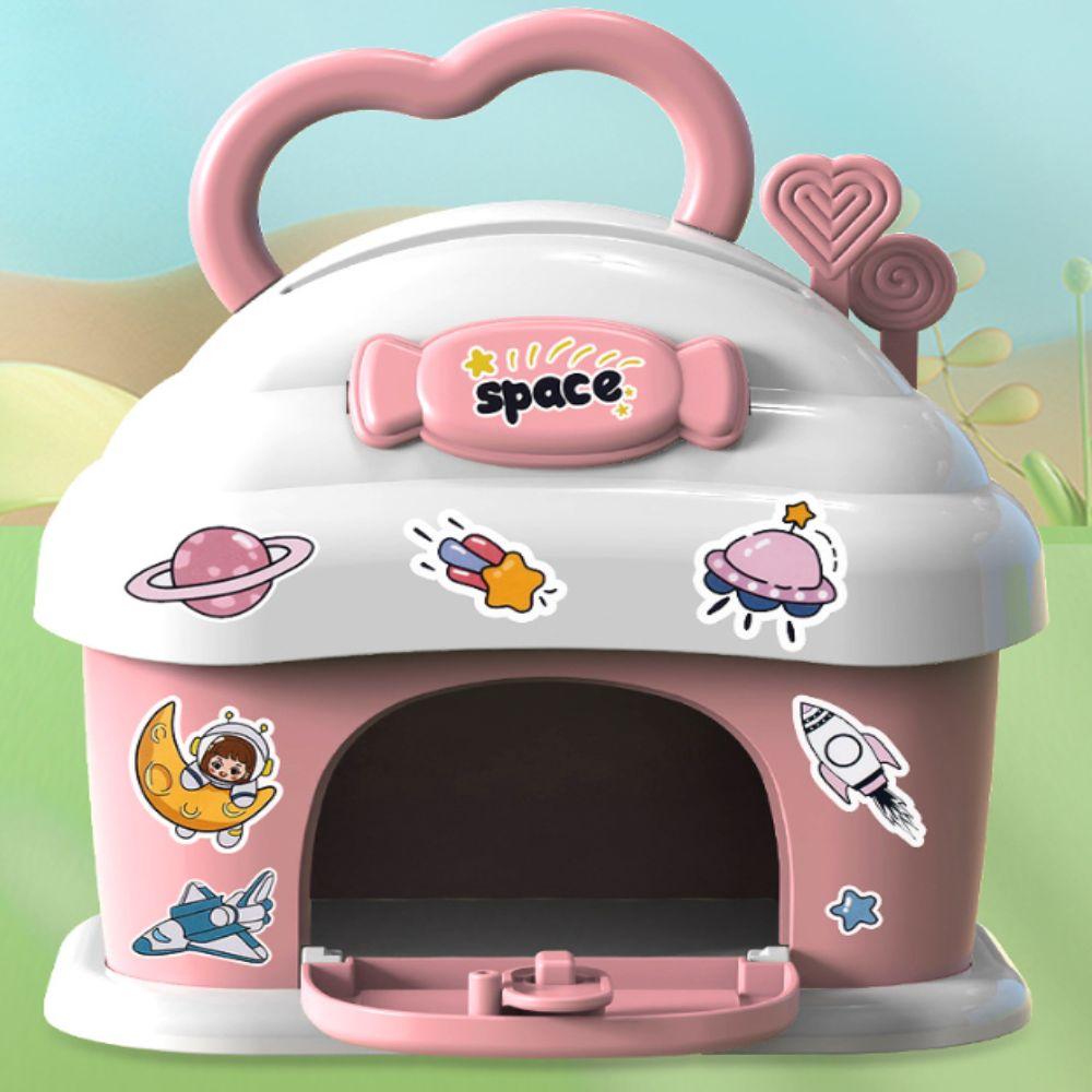 Candy House Panda Piggy Bank Adorable Children Money Boxes Animal Bank Safe Box Coins Cash