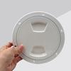 Round Hatch Cover White Inspection Plate For Boat Boat Screw Out Plate  Outdoor Water Sport