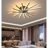 Modern LED Chandeliers Ceiling Lamp Indoor Lighting For Study Living Room Bedroom Lamps Black/White Light Fixtures Input 90-220V