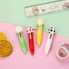 Cartoon Football Ballpoint Pen - Multi-color Press-type for Students and Journaling