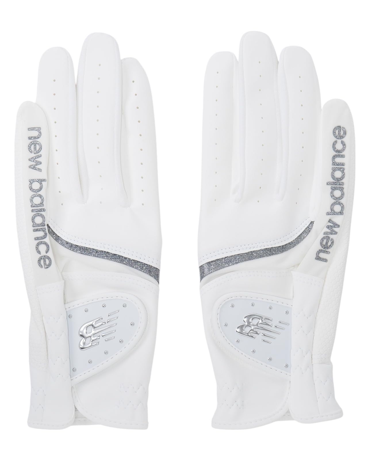 

New Balance Women s Golf Gloves (Synthetic Leather, Ambidextrous) / 012-5985501 030_White SS (Sizes 17-18cm)