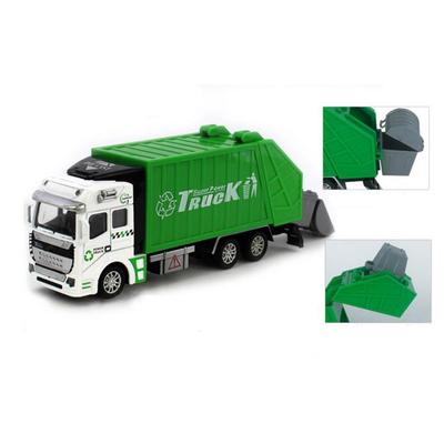 (H0826)1:48 Zurück im Spielzeugauto Müllwagen Spielzeugauto Ein Geburtstagsgeschenk