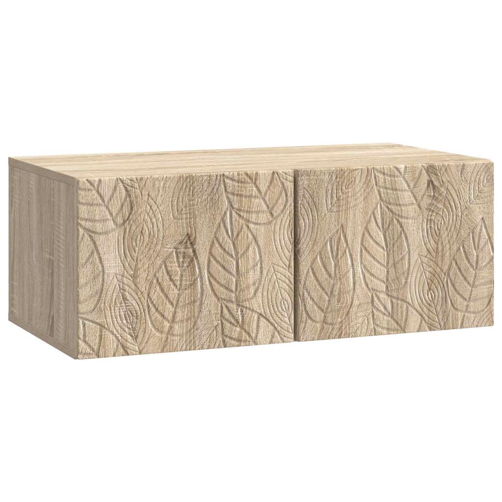 Wall Mounted TV Cabinet 59.5 x 31 cm Sonoma Oak
