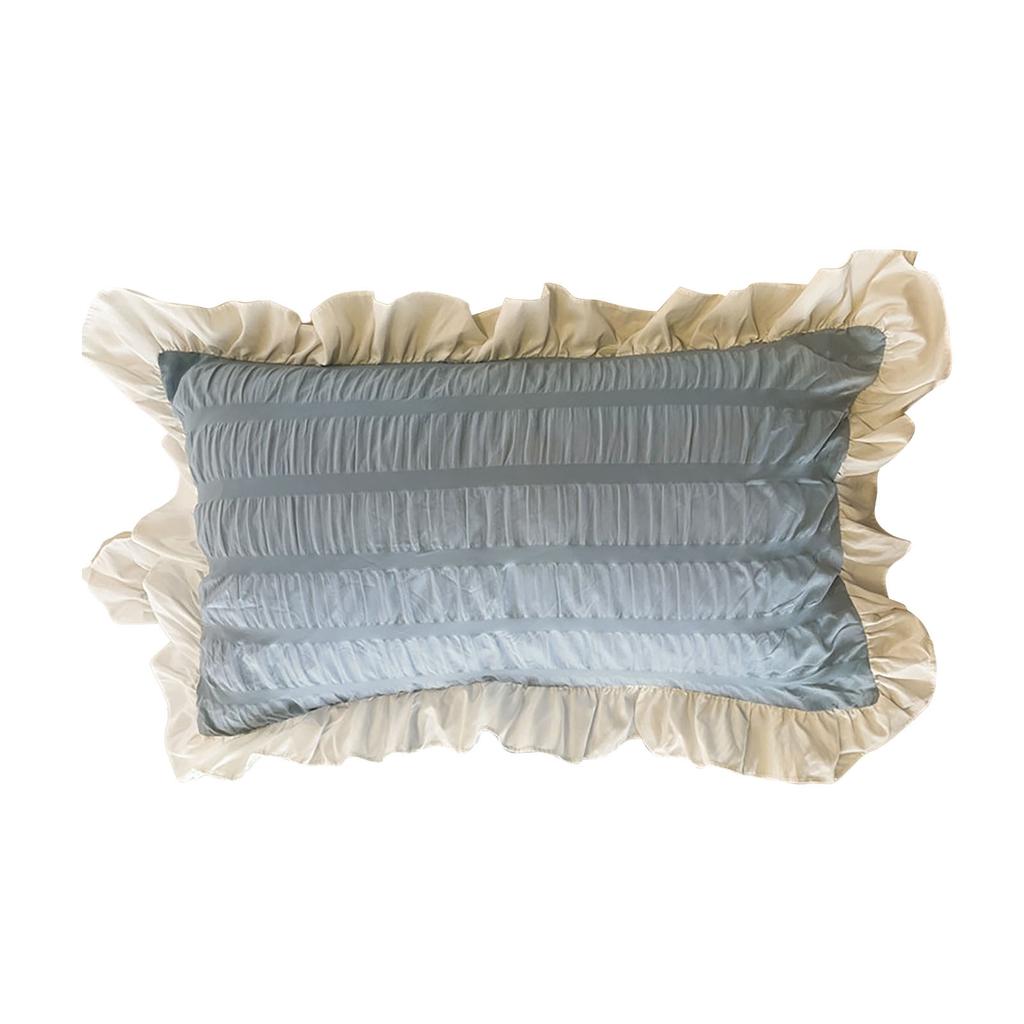 Volánkové povlaky na polštáře pro studenty Jednobarevné Prodyšné Krásné povlaky na polštáře pro ložnici na koleji