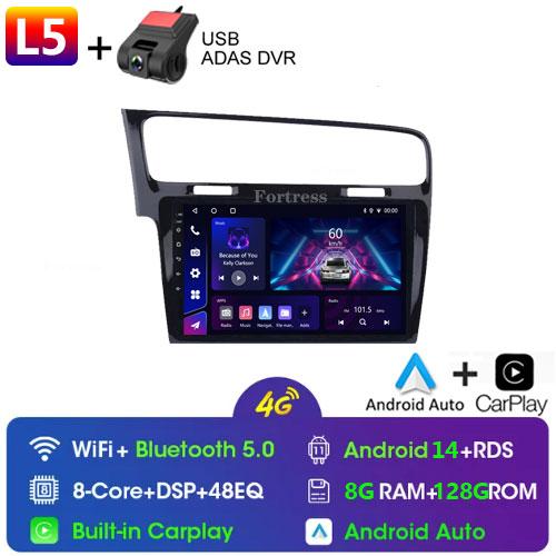 For Volkswagen VW Golf 7 2013 -2017 Android Autoradio Multimedia Video Player 4G DSP Carplay GPS Stereo Car Intelligent System