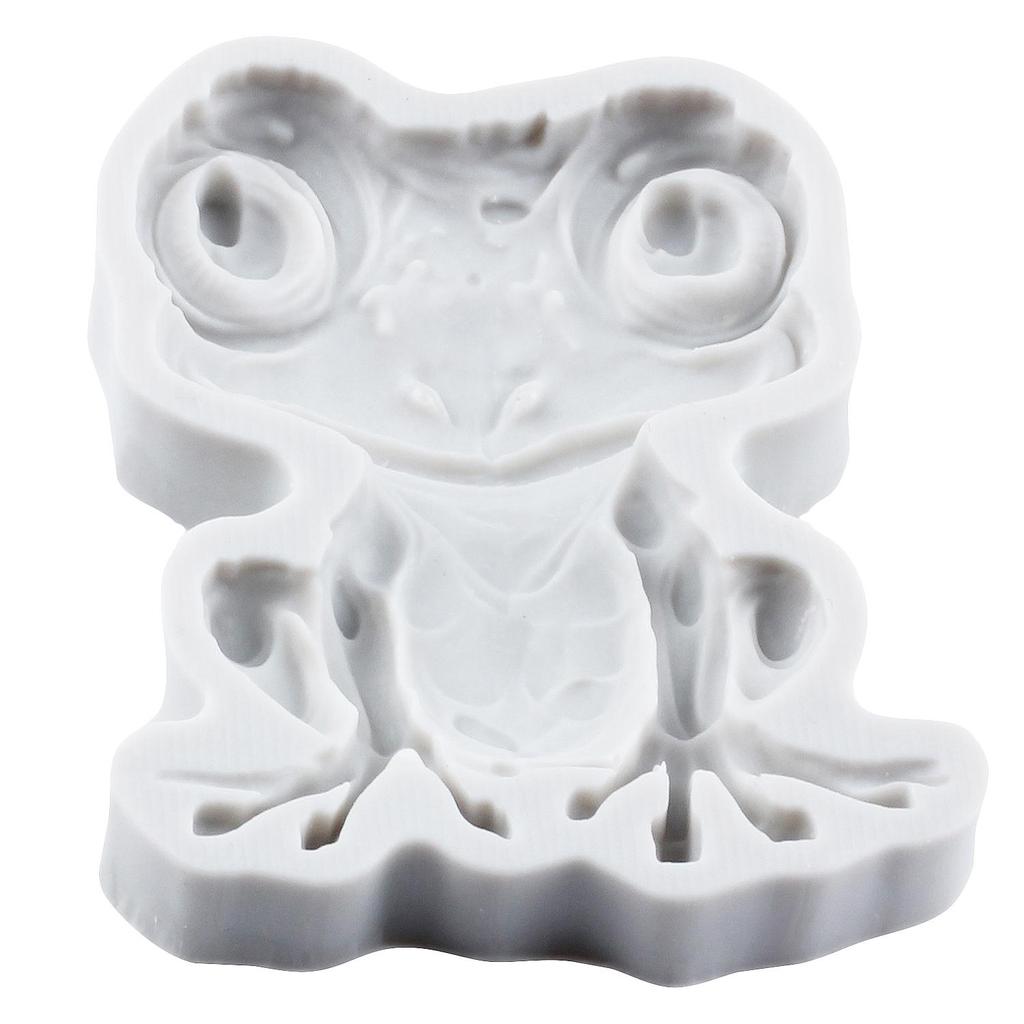 Frosch Silikonformen Frosch Fondantform Kuchen Dekorationswerkzeuge Cupcake Topper Schokoladenhandwerk Gum Paste Polymer Clay