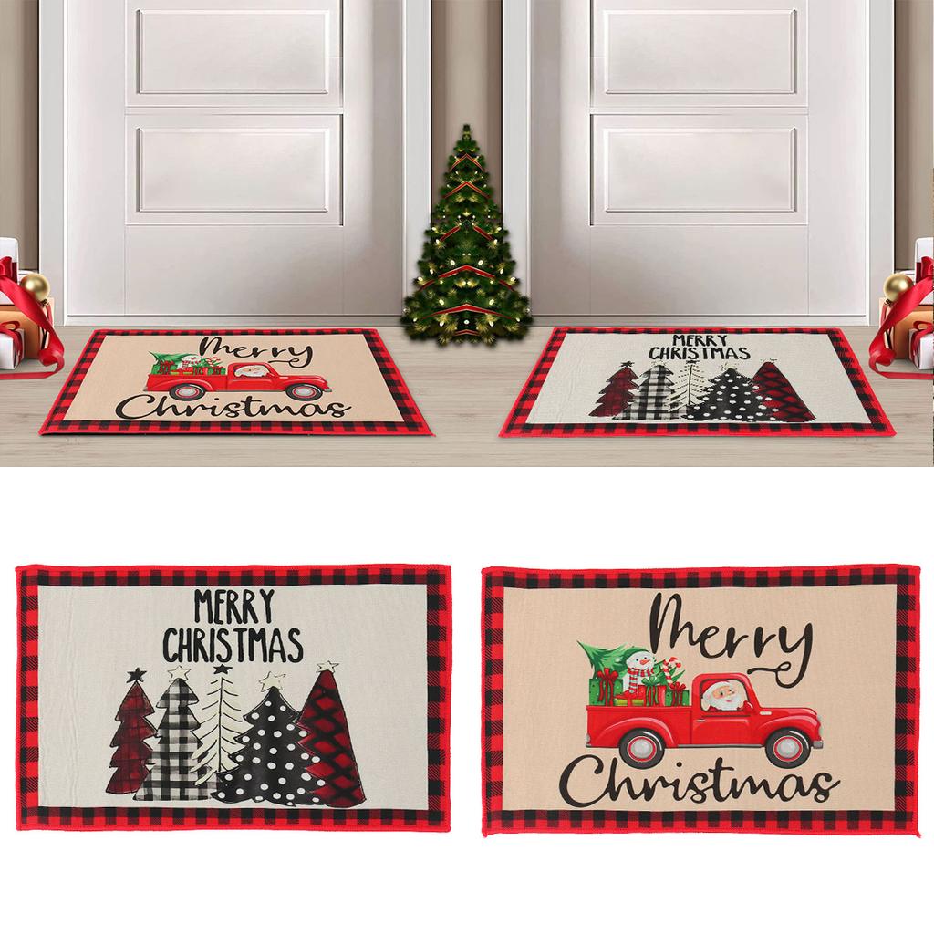 Christmas Carpet Santa Claus Mats Merry Christmas Decor For Home 2025 Living Room Children Bedroom Navidad Happy New Year Gifts