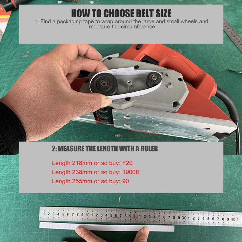 Drive Belt Electric Planer Parts Girth 218mm 238mm 255mm Double Cog Type V-belt Planer Belt High Quality Power Tool Accessories