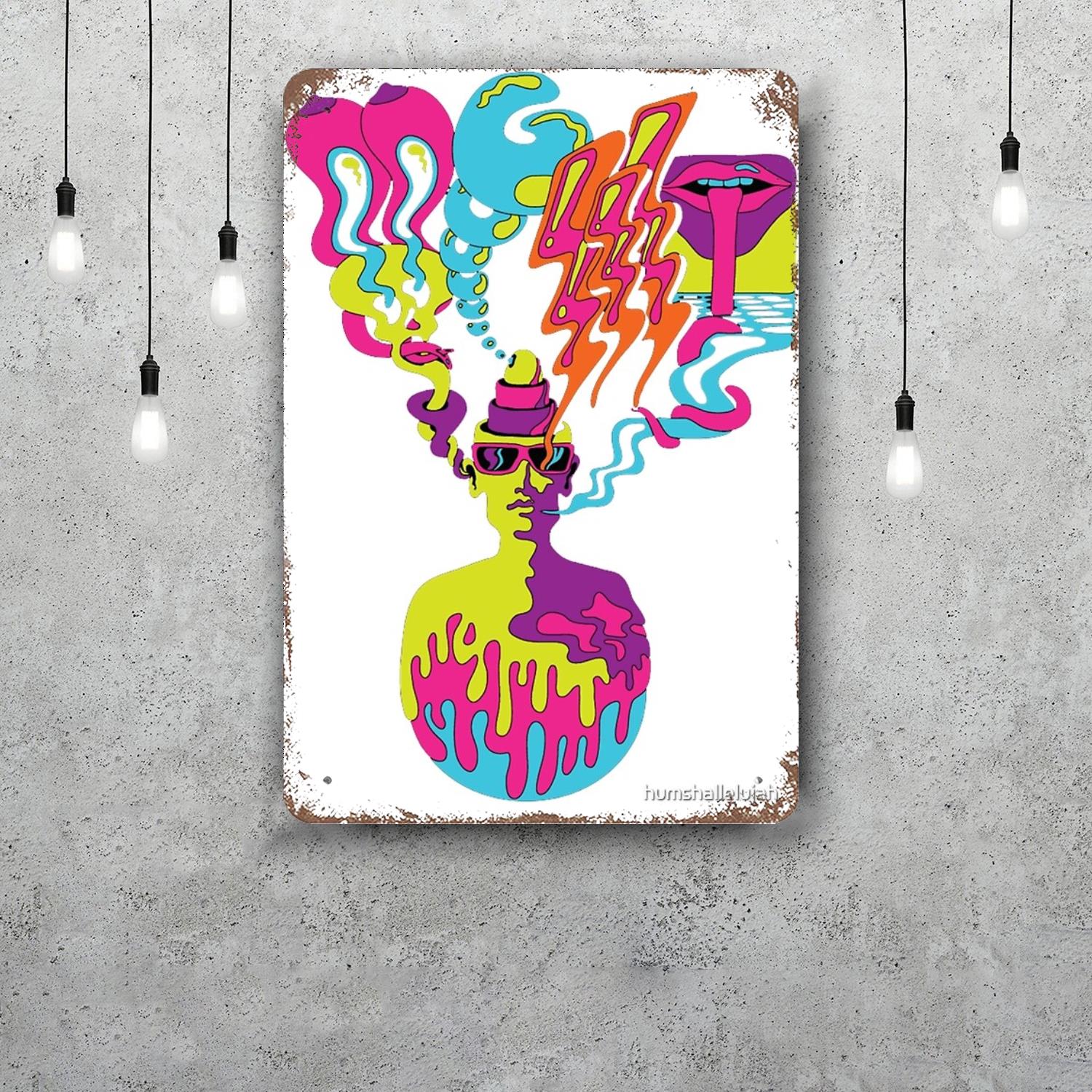

MGMT Vintage Tin Sign Home Decor Items Wall Decor Art Wall Mural Room Decoration Items Decor Retro Metal Sign Plate Bar Posters 20x30cm（7.8x11.8inch）