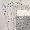5D Mini Flowers Colorful Wreath Daisy Delicate Shiny Rhinestone Spring Self Adhesive NailArt Decorations Stickers Manicure Decal