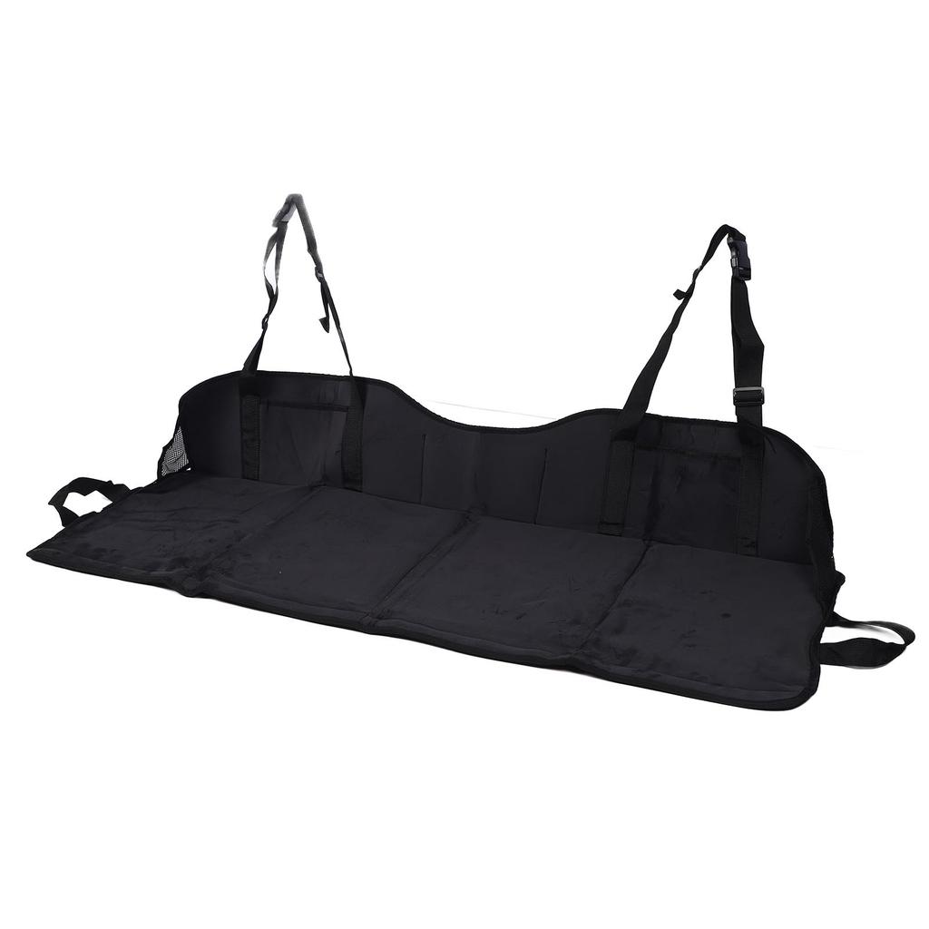 Skládací prodlužovač zadního sedadla auta Měkký vylepšený komfort Plyšový přenosný prodlužovací matrace na zadní sedadlo