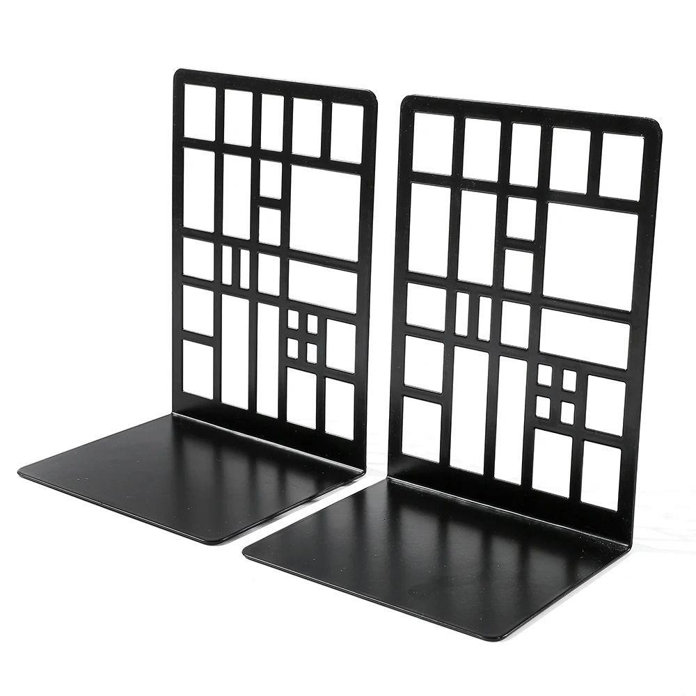 2Pcs Decorative Bookends for Shelves Heavy Duty Book Holder High Quality Book Divider  Office Home