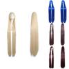 120-150cm Long Straight Cosplay Wig For Men And Women Multi-colored Anime Hair