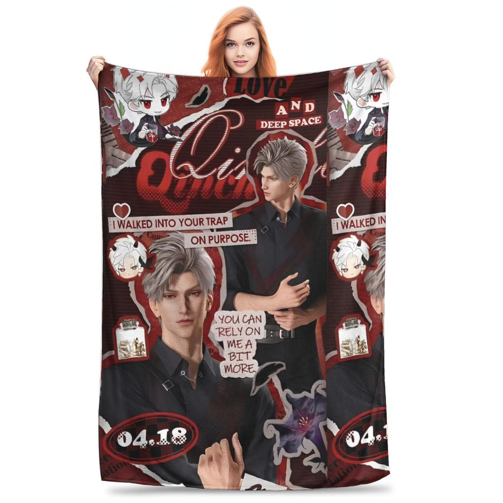 Game Love and Deepspace Sylus Blankets Quality Warm Bedding Throws Winter Boy Girl Bedroom Fashion Bedspread