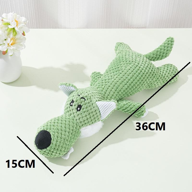 New Plush Cartoon Puppy Dog Toy Pet Dog Chew Squeak Toys for Small Dogs Teeth Grinding Pet Products Dog Accessories GWFD04
