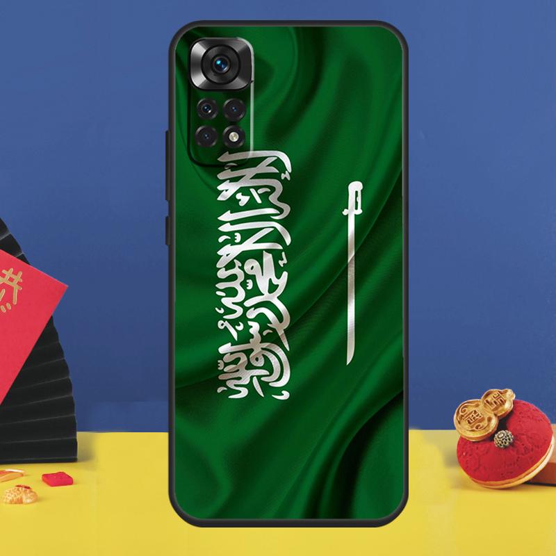 

Чехол для телефона с флагом Саудовской Аравии для Xiaomi Redmi Note 14 Pro 13 12 11 9 10 15 Pro Plus 10C 12C 14C 13C 15C Redmi 13 4G
