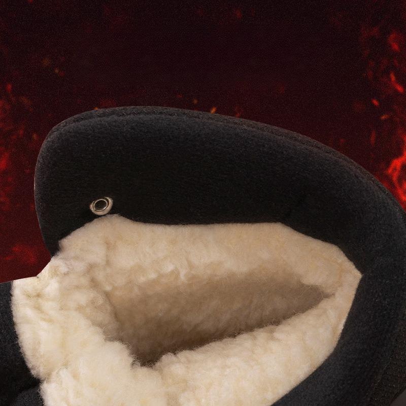 Women's Winter Snow Boots Warm Water Resistant Lace-Up Faux Fur Lined Mid-Calf Ankle Booties Shoes Womens Slip On Outdoor Walking Hiking Skiing Boots