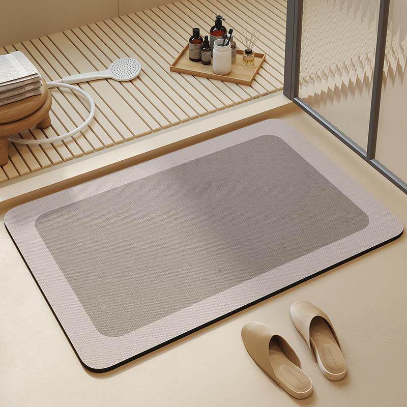 Cute Little Bear Anti-slip Diatom Mud Bathroom Mat - Water Absorbing Floor & Shower Foot Mat
